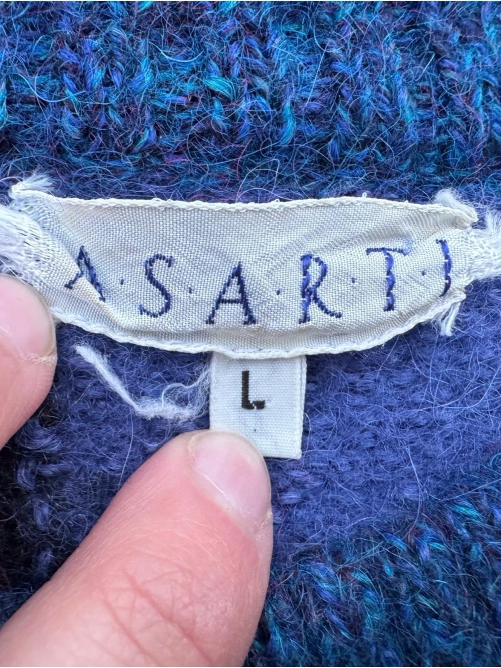 Vintage Asarti Pure Alpaca Wool sweater Size:Large - Picture 3 of 6